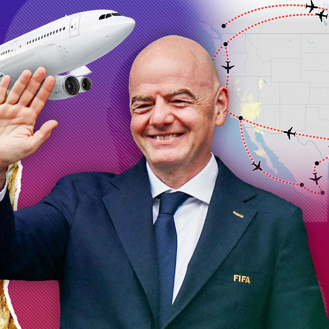 Chủ tịch FIFA bay bao nhiêu dặm trong suốt World Cup 2026?